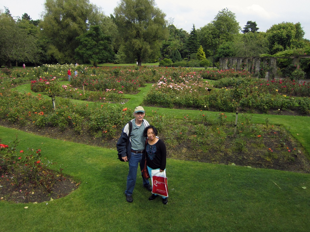 Bob and Nella and Rose Garden